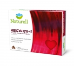 Naturell, Koenzym Q-10 + E, 120 kapsułek